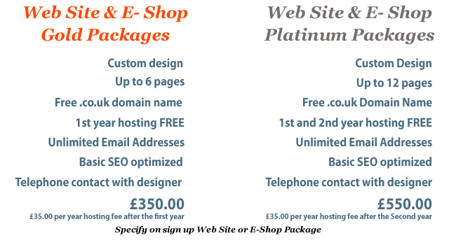 Web Design Packages